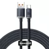 Baseus Crystal Shine Kabel USB auf USB-C, 100W, 2m (schwarz)
