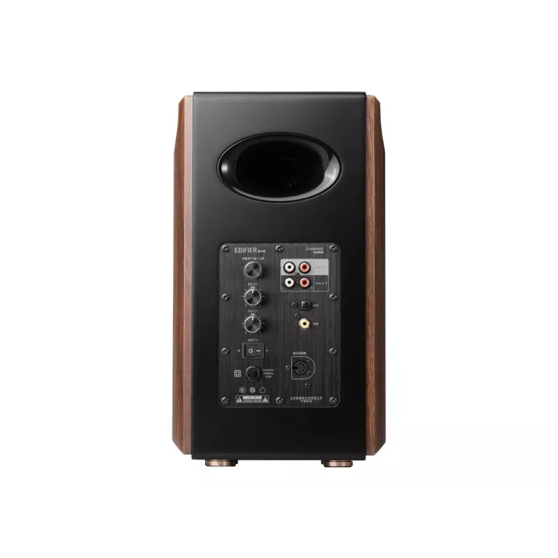 Lautsprecher Edifier S2000MKIII 2.0, 130 W RMS, Kabelgebunden & Kabellos, Schwarz/Holz