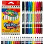 Colorino Kinder Doppelspitzen-Faserstifte 10 Farben