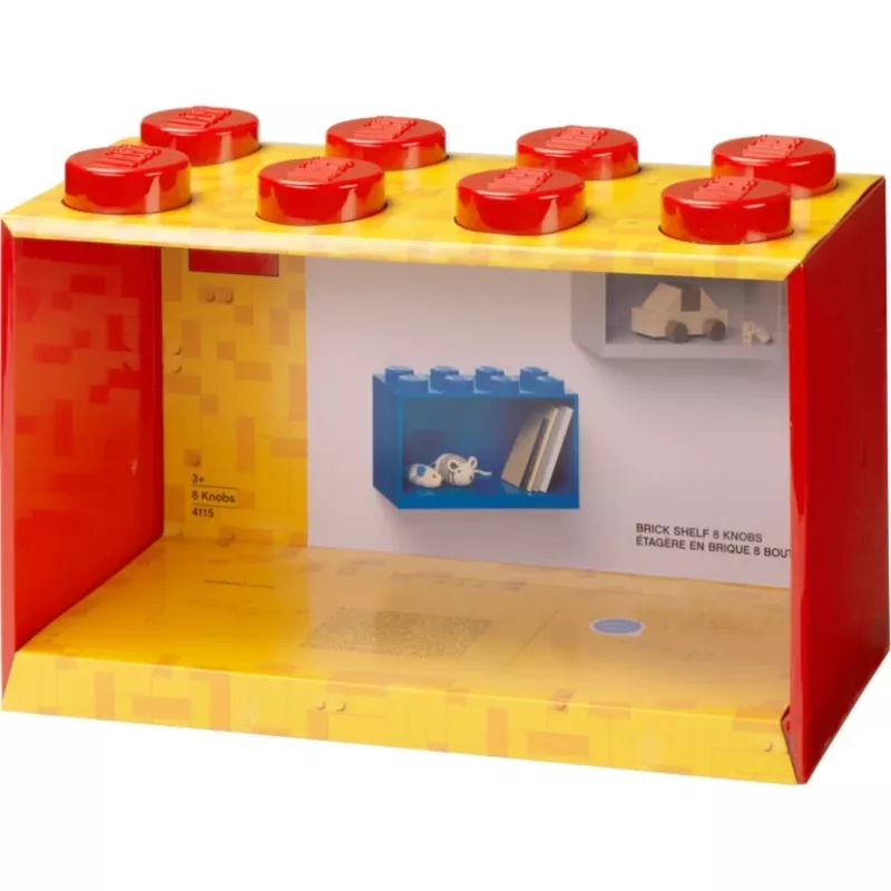 Room Copenhagen LEGO Brick Shelf 8 Regal 41151730 (Rot)