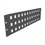 Keystone Panel DeLOCK 19 Zoll Keystone Patch Panel 48 Port 3U schwarz