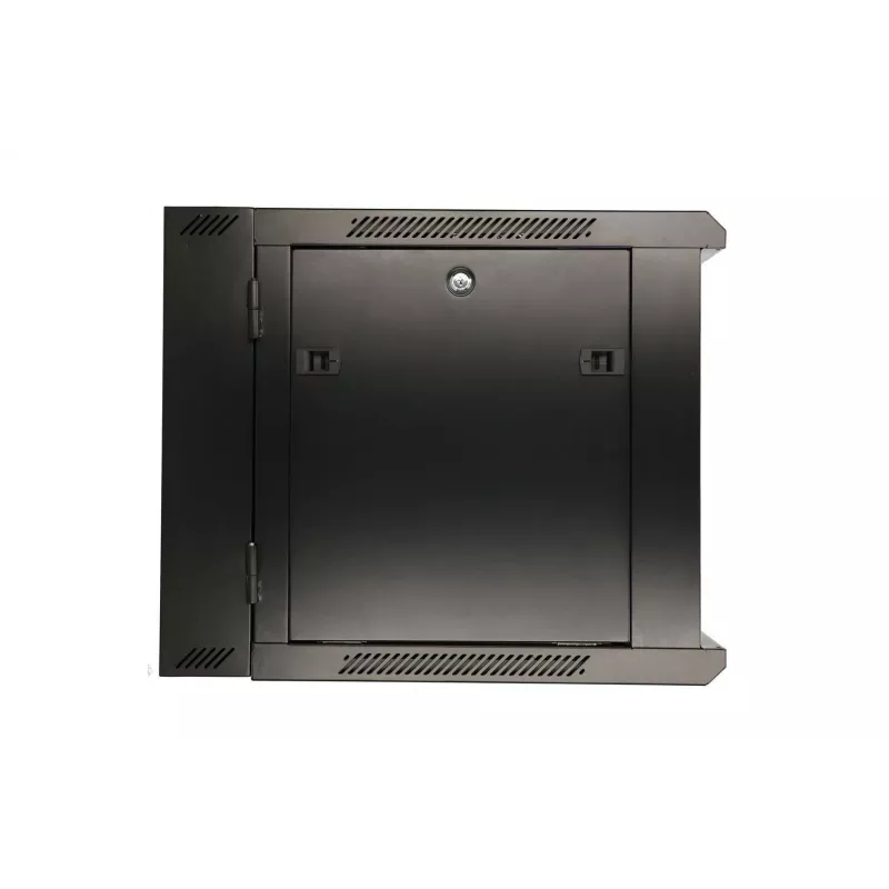 Extralink Rackmount-Gehäuse 6U 600x600 AZH Schwarz wandmontiert, schwenkbar