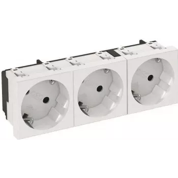 OBO STD-D3S RW3 Steckdose 33° Dreifach-Steckdose mit Erdung 6120123 1 (6120123)