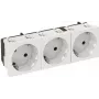 OBO STD-D3S RW3 Steckdose 33° Dreifach-Steckdose mit Erdung 6120123 1 (6120123)