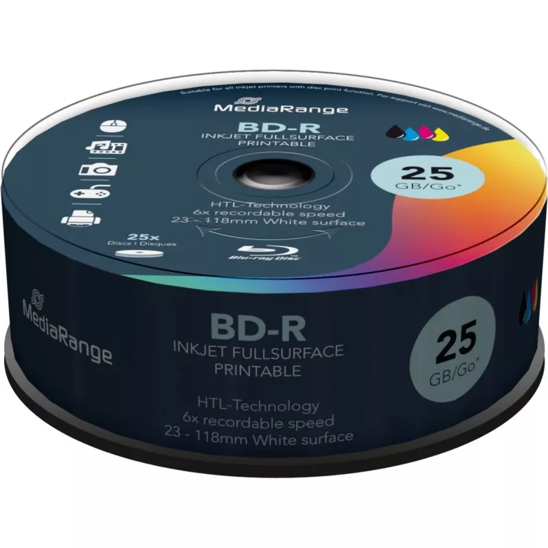 BD-R Rohling Blu-Ray Disc MediaRange MR515