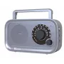Tragbares Eltra HANIA grau FM/AM-Radio, kompaktes Design, batteriebetrieben