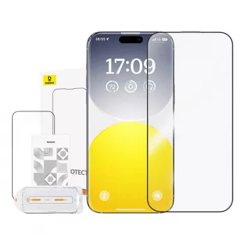 Gehärtetes Glas Baseus Crystalline Blendschutz iPhone 15 Plus