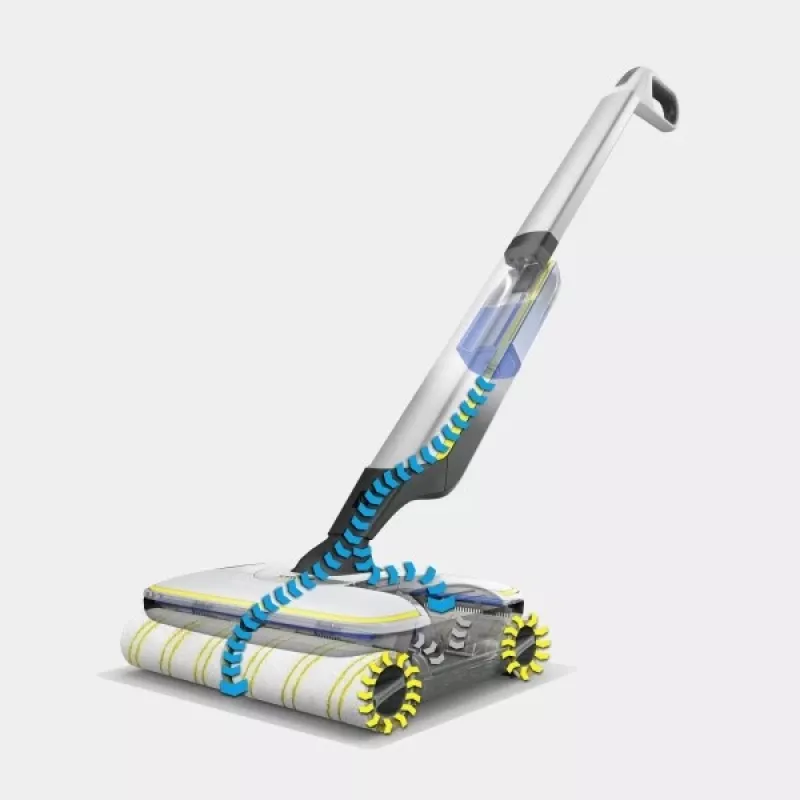 Kärcher FC 7 CORDLESS Elektrischer Besen Akku Nass Bagless Schwarz, Weiß, Gelb 2,85 Ah