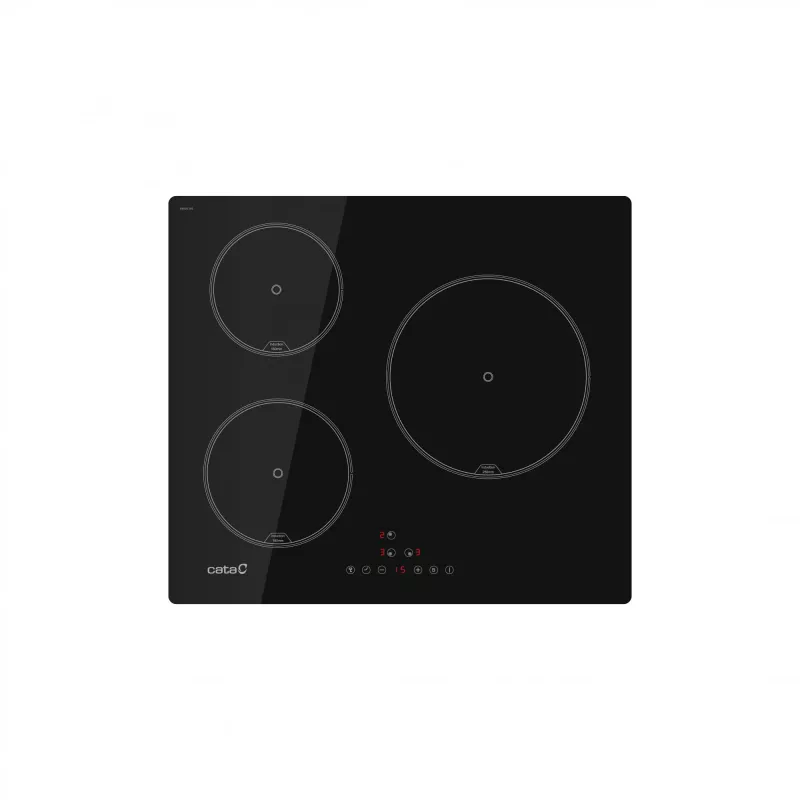CATA Kochfeld | IB 6403E2 BK | Induktion | Anzahl der Kochzonen 3 | Touch | Timer | Schwarz