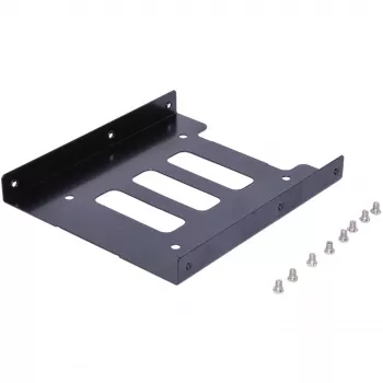 Montagerahmen ultron Intern 1x2.5 SSD/HDD Metall schwarz (377213)