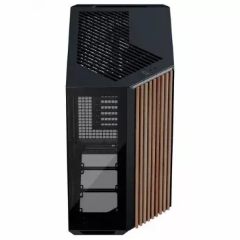 APNX V1-W-BK-v1 Midi-Tower Schwarz, Holz
