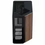 APNX V1-W-BK-v1 Midi-Tower Schwarz, Holz