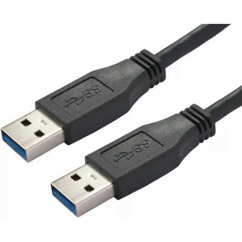 USB-Kabel Bachmann 918.021 USB 2.0 1 m Schwarz