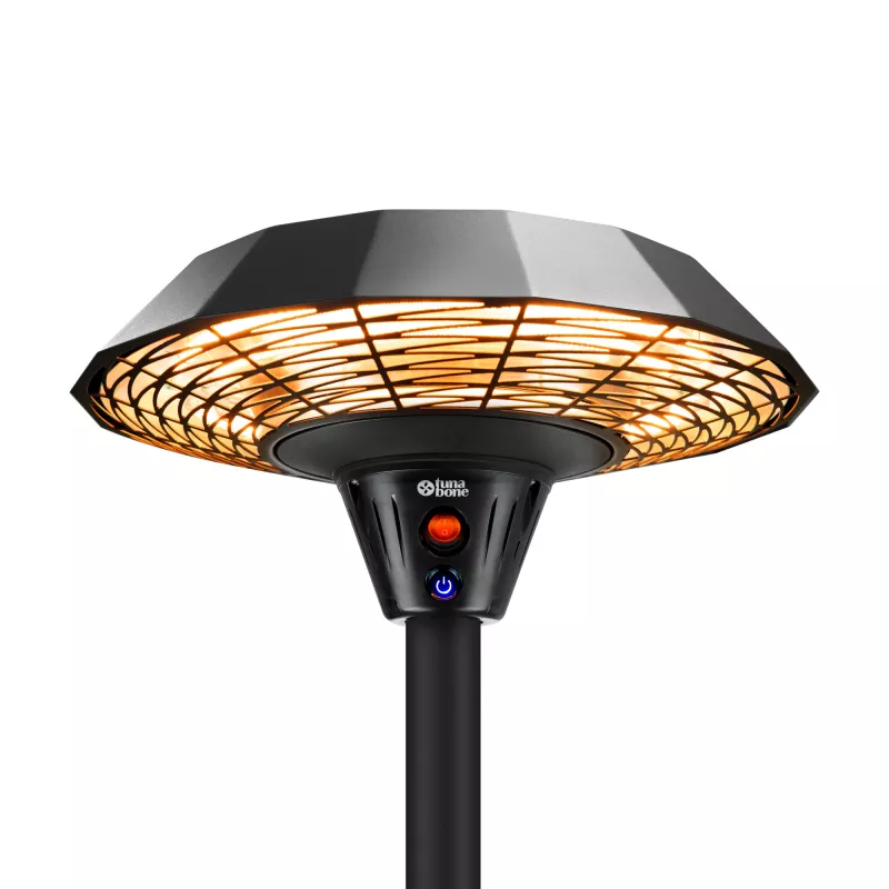 Elektrischer Infrarot-Standheizstrahler TARGUS TB2068S-01, 2000 W, 3 Leistungsstufen, IP45, für bis zu 20 m²
