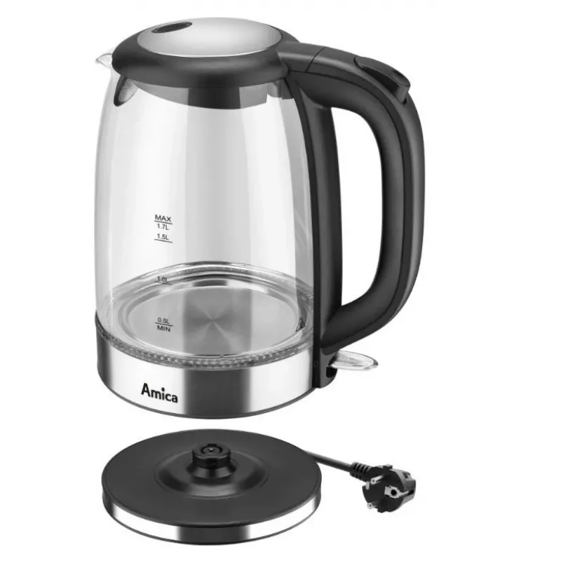 Wasserkocher Amica 1.7L 2200W Silber