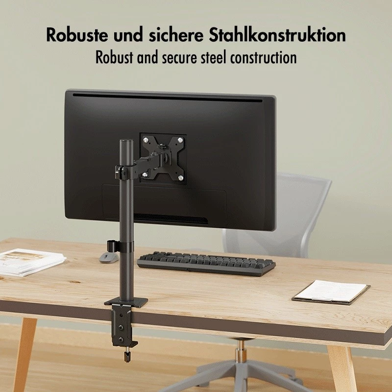 Monitorhalterung 17-32 Zoll, max. 10 kg, Stahl