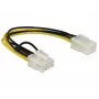 Internes Stromkabel DeLOCK 83775 0,2 m PCI-E 8-Pin auf 6-Pin