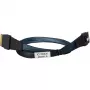 ICY DOCK - MB4026L-B - SlimSAS 4i SFF-8654 auf OCuLink 4i SFF-8611 Kabel – 0,5 m