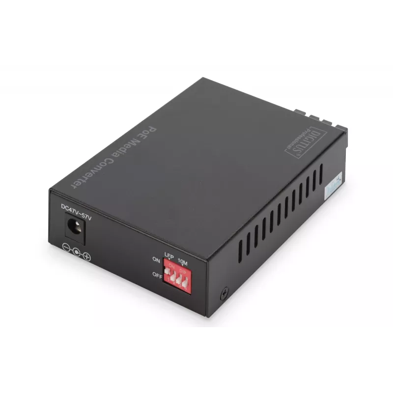 Digitus Gigabit-PoE-Medienkonverter, RJ45 / SC, MM, PSE