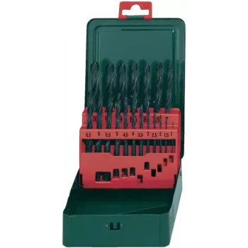 Bohrer-Set Metabo HSS Metall 19-tlg. DIN 338, zylindrischer Schaft (627151000)