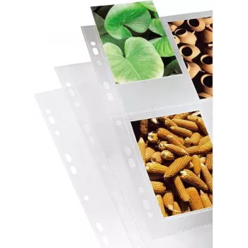 Hama Fotohüllen für Ringbinder-Alben A4, transparent, 10 x 15 cm Berichtsheft