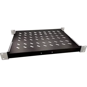 Rack-Fachboden LOGON RAS100BL Schwarz 50 kg Tragfähigkeit 465x345x25 mm