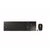CHERRY DW 9100 schlank Tastatur Maus inbegriffen Universal RF Wireless + Bluetooth AZERTY Französisch Schwarz