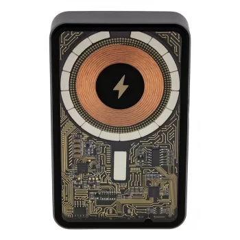 Tragbare Powerbank PATONA 9992, 10000 mAh, LiPo 38,5 Wh, USB‑C PD 20 W, 2 Ausgänge, 12 V/3 A Eingang/Ausgang, Schwarz