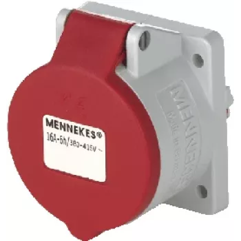 MENNEKES CEE-Panel-Mount Socket 5x16A 3385 TwinCONTACT 400V IP44 straight 3385 (3385)