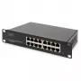Netzwerk-Switch DIGITUS 10 Zoll Gigabit Ethernet 16-Port Unmanaged (Rackmount-Modul)