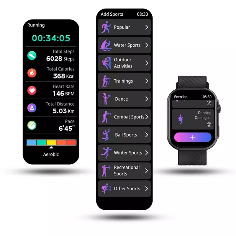 Smartwatch Manta Revo SWU401BK Schwarz