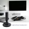 Innen-TV-Antenne QOLTEC 57016 DVB-T2 – kompaktes Design für digitalen terrestrischen Empfang