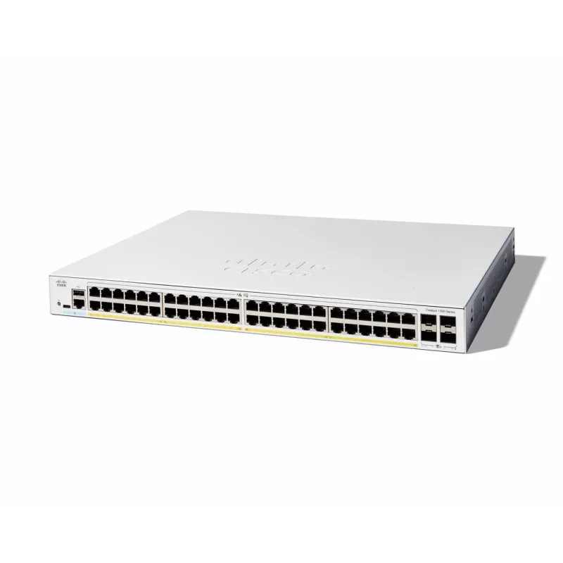 Managed Switch Cisco Catalyst 1300-48P-4X 48 Port GE PoE 4x10GE SFP+