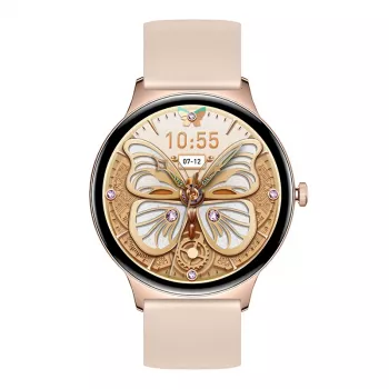 Smartwatch Colmi V89 Gold mit Bluetooth und Herzfrequenzmesser