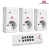 MCE153 Funksteckdosen 3er-Set - programmierbar + Fernbedienung