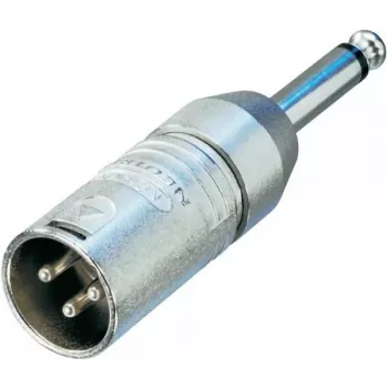 Neutrik - Audio-Adapter - XLR3 (M) auf Mono-Stecker (M) (NA2MP)