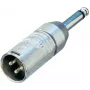 Neutrik - Audio-Adapter - XLR3 (M) auf Mono-Stecker (M) (NA2MP)