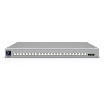 Netzwerk-Switch Ubiquiti UniFi ECS-24-POE — Managed L2/L3, 24× 10G RJ-45, PoE, 1U, grau