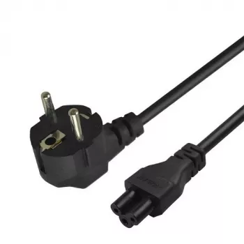 Stromkabel Savio Strom IEC 60320 C5 CEE 7/7 3 m Schwarz C5-Kupplung Typ C