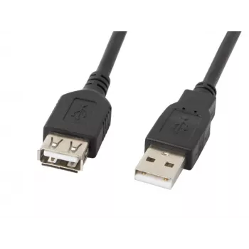 USB-Kabel Lanberg CA-USBE-10CC-0030-BK 3m USB 2.0 Schwarz
