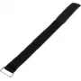 Klettband Basetech 98001c376 — 400 mm × 30 mm, schwarz