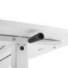 Manuell höhenverstellbarer Schreibtisch Ergo Office, max. 40 kg, max. Höhe 117 cm, mit Tischplatte für Arbeiten im Stehen und Sitzen, ER-401 W