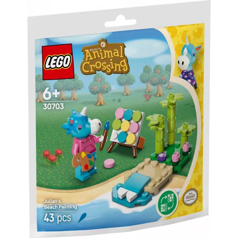 Bricks Animal Crossing 30703 Julians Strandgemälde