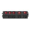 Power Extension LogiLink LPS251 1.5m 4 AC Outlets Indoor Schwarz