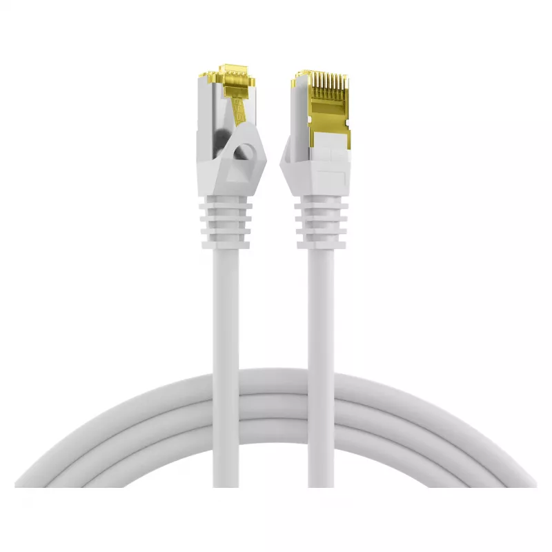 EFB-Elektronik RJ45 Patchkabel Cat.6A S/FTP LSZHCat.7 Rohkabel Weiß 0,15m Hersteller: EFB Elektronik (MK7001.0,15W)