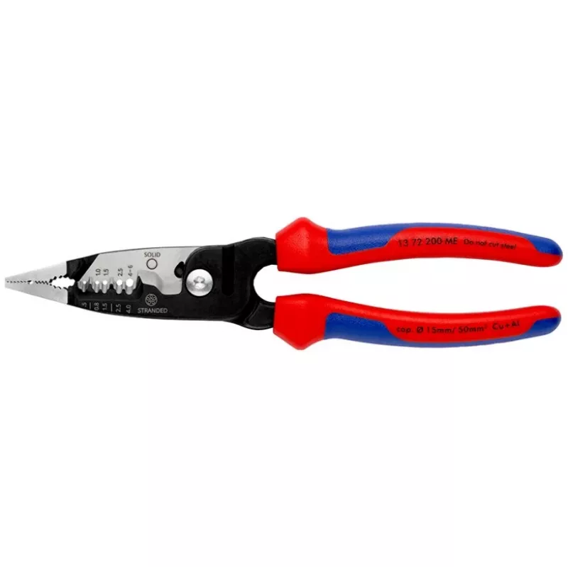 Knipex 13 72 200 ME Abisolierzange Schwarz, Blau, Rot, Edelstahl