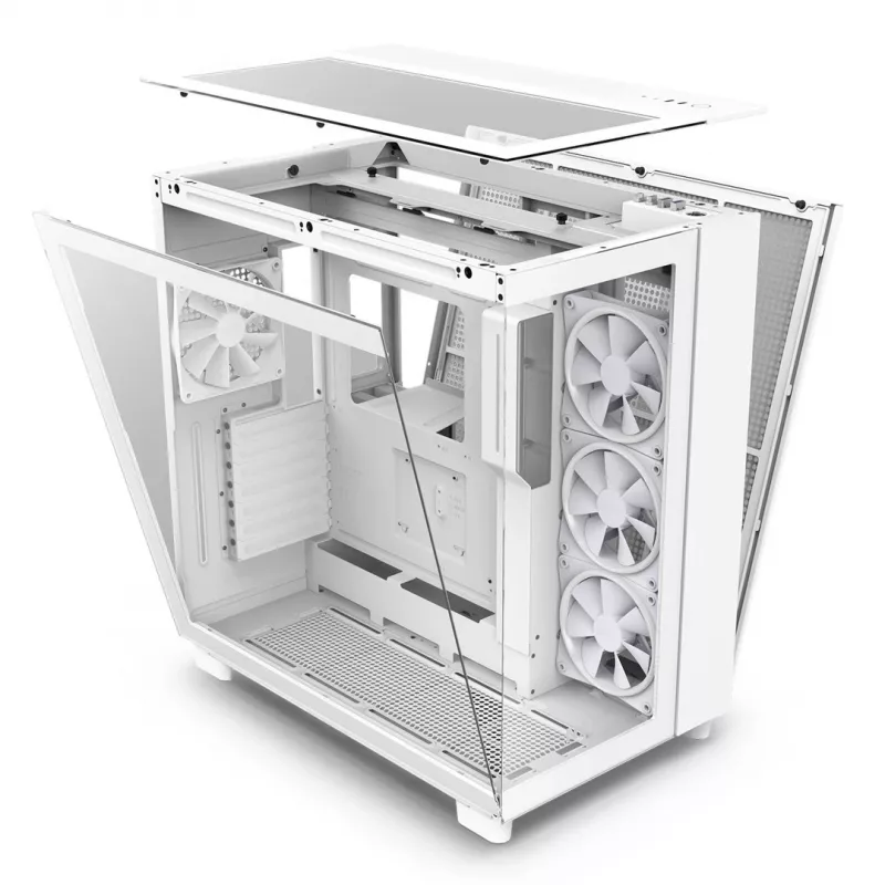 PC-Gehäuse NZXT H9 Elite Midi Tower Weiß