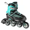 Nils Extreme NH18190 2IN1 Skates SCHWARZ/BLAU GR. M (34-38) Mit austauschbaren Hockeyskates