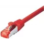 Tecline 715003R Ethernet Patchkabel Rot