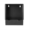Flache Metallgeschossfalle broń.pl K-14-3 14x14 cm, 1,25 mm, schwarz, Wandhalterung oder Sockel
